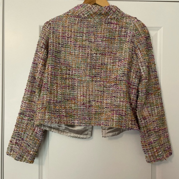 Weill Women's Multicolor Tweed style Jacket blazer - Picture 7 of 7